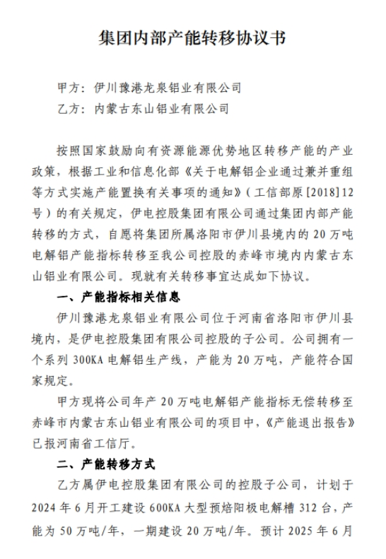 關(guān)于內(nèi)蒙古東山鋁業(yè)有限公司20萬(wàn)噸電解鋁建設(shè)項(xiàng)目產(chǎn)能置換方案的公示 關(guān)于內(nèi)蒙古東山鋁業(yè)有限公司20萬(wàn)噸電解鋁建設(shè)項(xiàng)目產(chǎn)能置換方案的公示